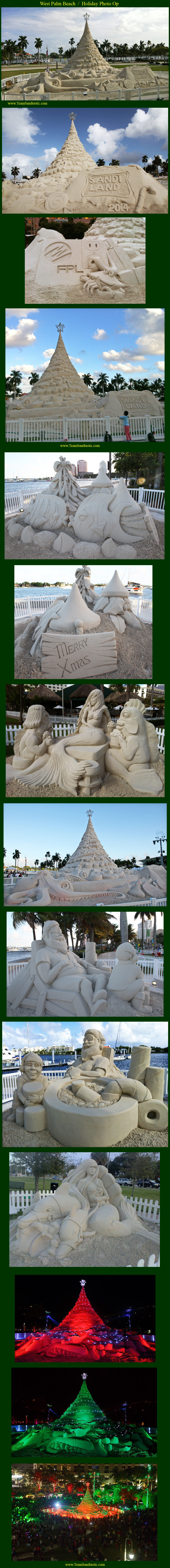 West Palm Beach Sand Sculptures