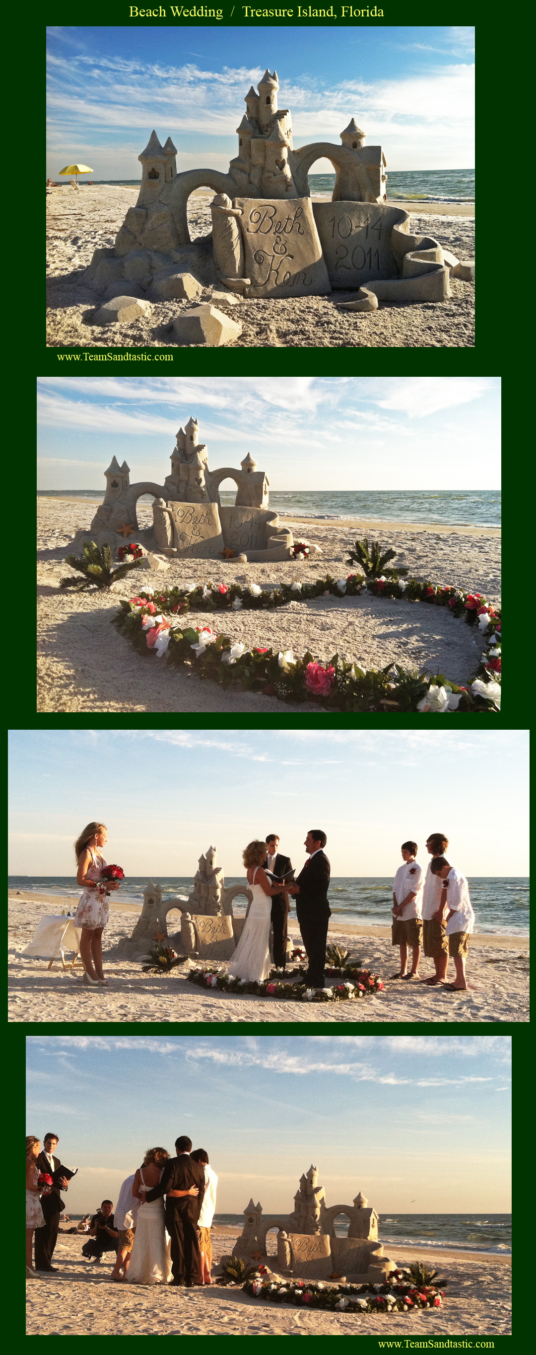 Wedding & Proposal Sand Scultpures Ring