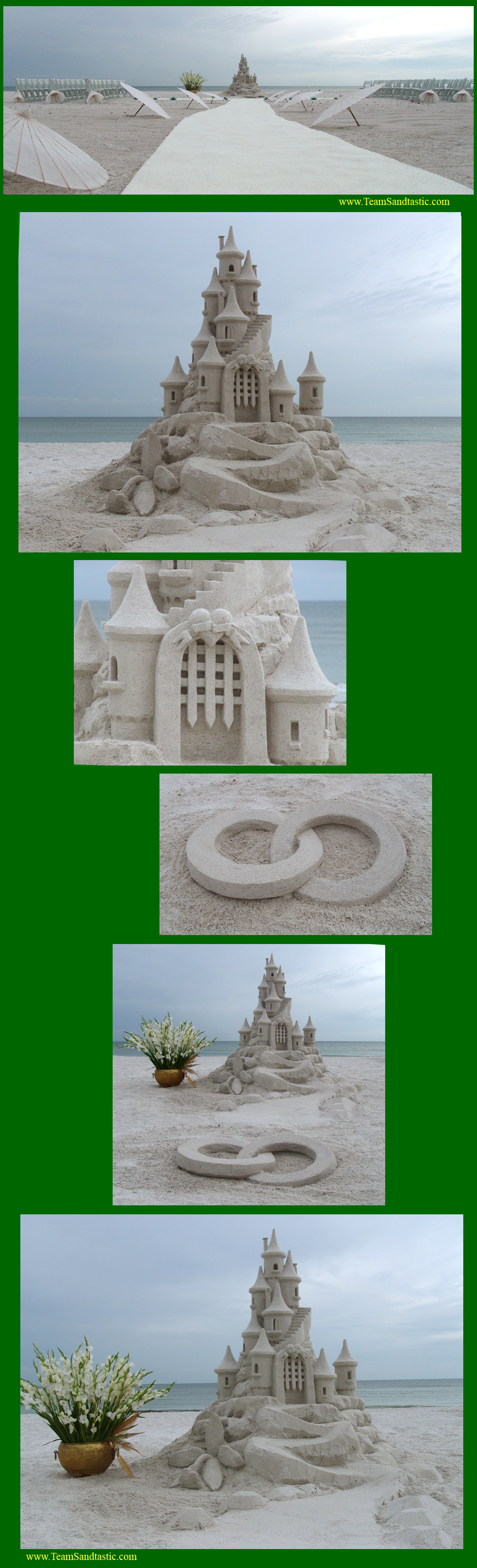 Wedding Sand Castle