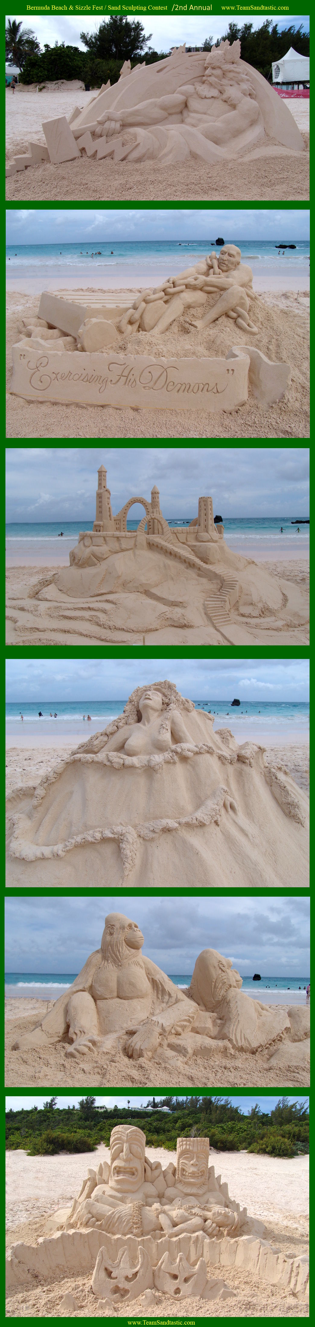 Sandtastic Days Sand Sculpting Contest
