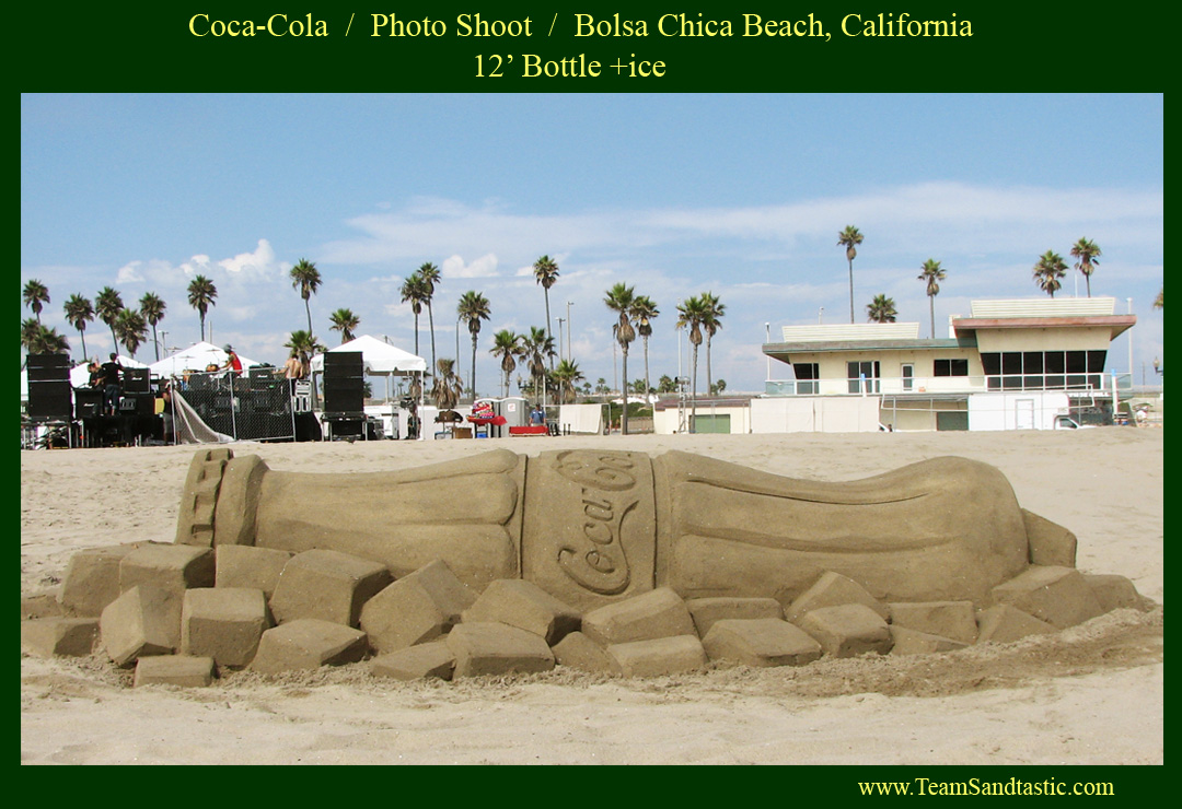 Coca-Cola Sand Sculpture /California