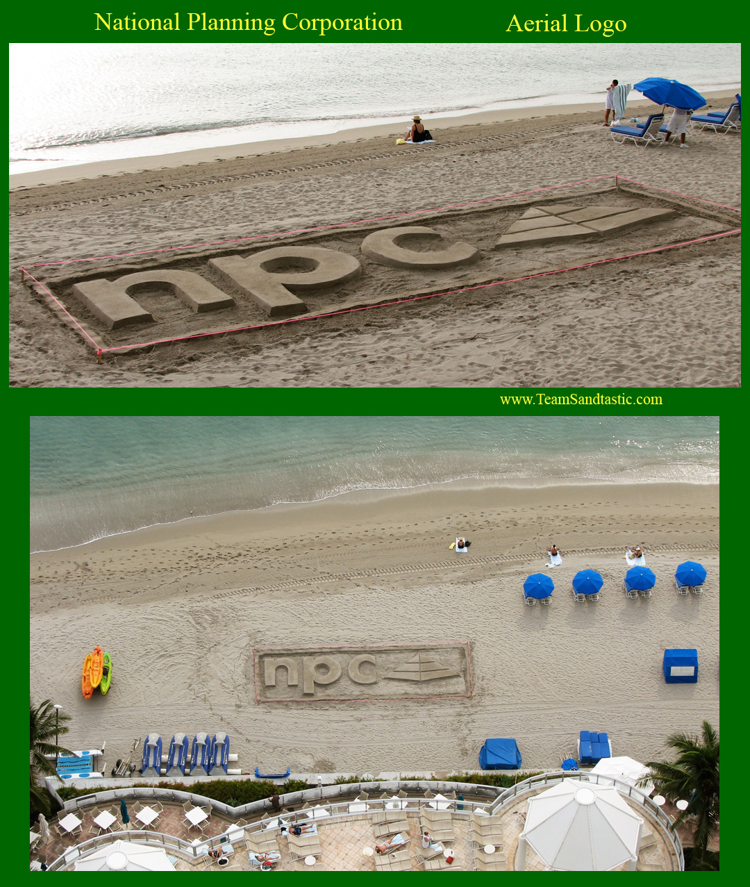 NPC Aerial Sand Logo